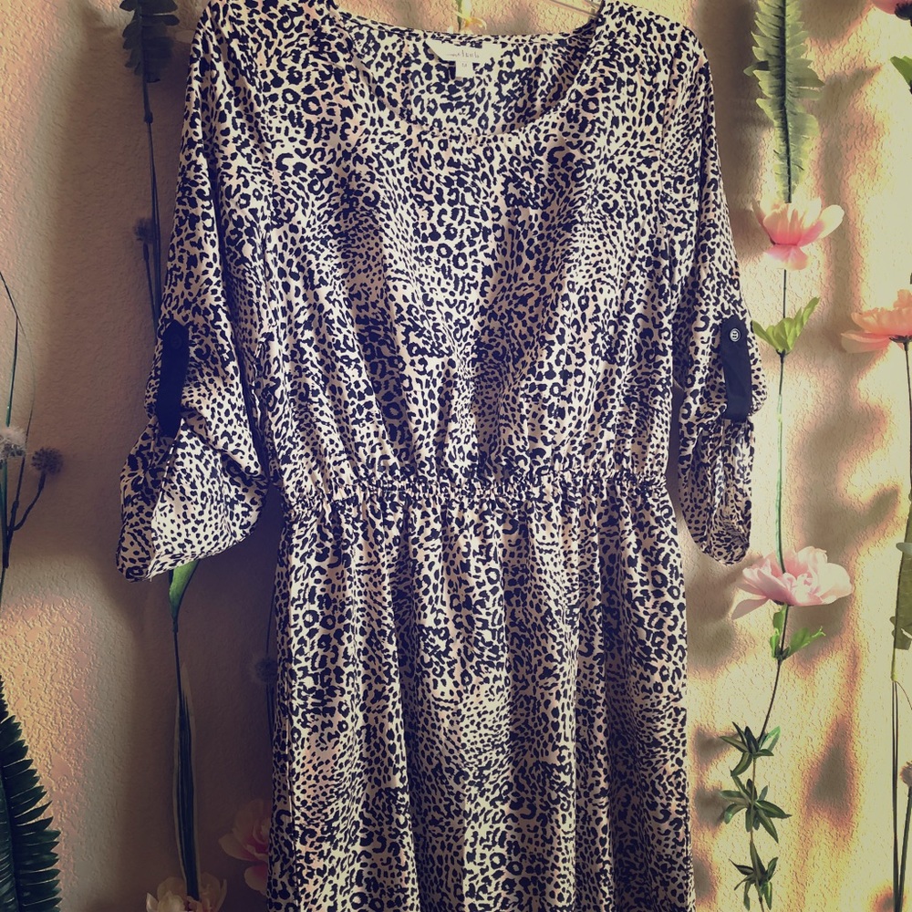 Cheetah Print Dress